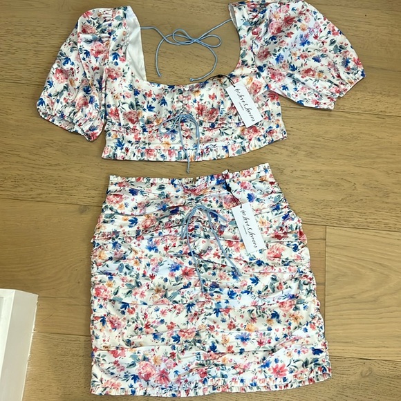 For Love & Lemons two piece skirt and crop top - Picture 4 of 8